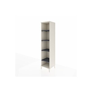 Hyperion Dolap 4 Raflı 44x44x195 Aytaşı-antrasit