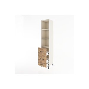 Hyperion Dolap 3 Raflı 3 Çekmeceli 44x44x221 Aytaşı-çam