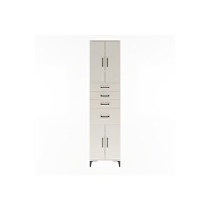 Arges Dolap 5 Raflı 4 Çekmeceli 4 Kapaklı 60x30x243 Aytaşı-aytaşı