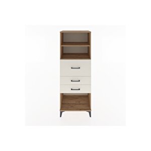 Hyperion Dolap 2 Raflı 3 Çekmeceli 60x44x163 Çam-aytaşı