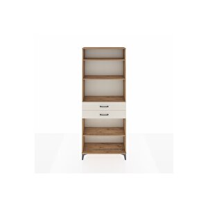 Arges Dolap 4 Raflı 2 Çekmeceli 88x30x221 Çam-aytaşı