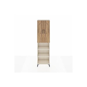 Arges Dolap 3 Raflı 2 Kapaklı Tek Askılı 60x30x221 Aytaşı-çam