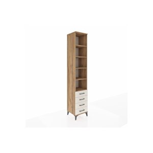 Hyperion Dolap 5 Raflı 4 Çekmeceli 44x44x243 Çam-aytaşı