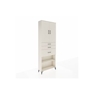 Arges Dolap 4 Raflı 3 Çekmeceli 2 Kapaklı 88x30x243 Aytaşı-aytaşı