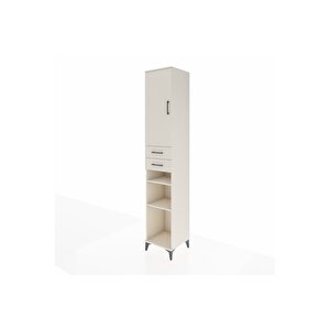 Hyperion Dolap 5 Raflı 2 Çekmeceli Tek Kapaklı 44x44x243 Aytaşı-aytaşı
