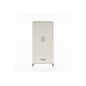 Hyperion Dolap 4 Raflı Tek Çekmeceli 2 Kapaklı 88x44x182 Aytaşı-aytaşı