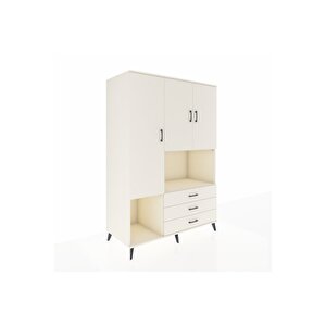 Kronos Dolap 6 Raflı 3 Çekmeceli 3 Kapaklı 132x59x195 Aytaşı-aytaşı/aytaşı