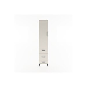 Hyperion Dolap 2 Raflı 3 Çekmeceli Tek Askılı 44x44x221 Aytaşı-aytaşı