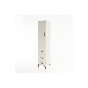 Hyperion Dolap 2 Raflı 3 Çekmeceli Tek Askılı 44x44x221 Aytaşı-aytaşı