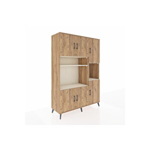 Hyperion Dolap 9 Raflı 6 Kapaklı 132x44x195 Çam-çam/aytaşı