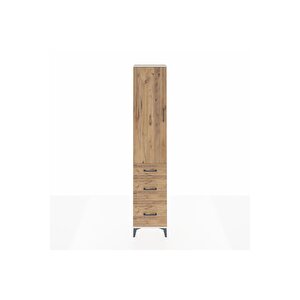 Arges Dolap 2 Raflı 3 Çekmeceli Tek Askılı 44x30x221 Aytaşı-çam