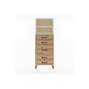 Hyperion Dolap 2 Raflı 5 Çekmeceli 60x44x163 Aytaşı-çam