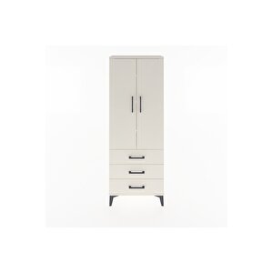 Arges Dolap 4 Raflı 3 Çekmeceli 2 Kapaklı 60x30x163 Aytaşı-aytaşı