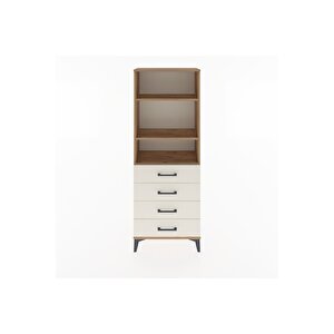 Arges Dolap 2 Raflı 4 Çekmeceli 60x30x163 Çam-aytaşı