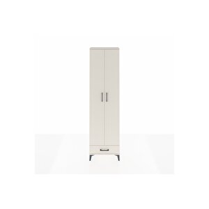 Arges Dolap 3 Raflı Tek Çekmeceli Tek Askılı 60x30x221 Aytaşı-aytaşı