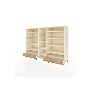 Kronos Dolap 14 Raflı 2 Çekmeceli  220x59x163 Aytaşı-aytaşı/çam