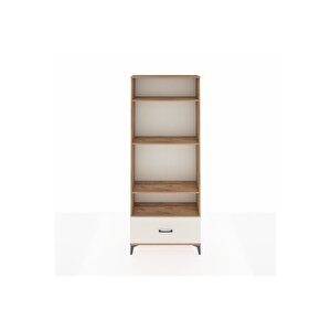 Arges Dolap 4 Raflı Tek Çekmeceli 88x30x221 Çam-aytaşı
