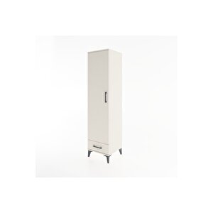 Hyperion Dolap 4 Raflı Tek Çekmeceli Tek Kapaklı 44x44x182 Aytaşı-aytaşı