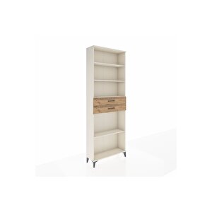 Arges Dolap 4 Raflı 2 Çekmeceli 88x30x243 Aytaşı-çam