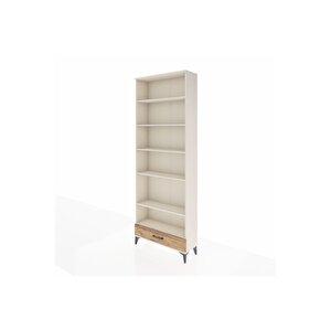 Arges Dolap 6 Raflı Tek Çekmeceli 88x30x243 Aytaşı-çam