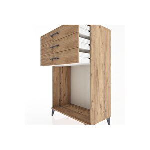 Hyperion Dolap 3 Çekmeceli 88x44x134 Çam-çam