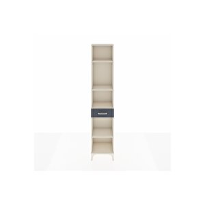 Arges Dolap 4 Raflı Tek Çekmeceli 44x30x221 Aytaşı-antrasit