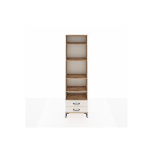 Arges Dolap 5 Raflı 2 Çekmeceli 60x30x221 Çam-aytaşı