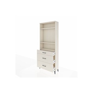 Arges Dolap 3 Raflı 3 Çekmeceli 88x30x221 Aytaşı-aytaşı