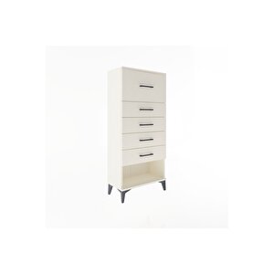 Arges Dolap 5 Çekmeceli 60x30x134 Aytaşı-aytaşı