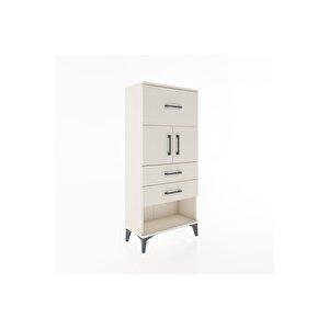 Hyperion Dolap 2 Raflı 3 Çekmeceli 2 Kapaklı 60x44x134 Aytaşı-aytaşı