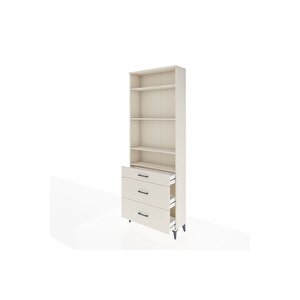 Arges Dolap 4 Raflı 3 Çekmeceli 88x30x243 Aytaşı-aytaşı