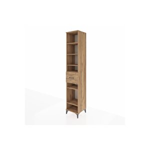 Hyperion Dolap 6 Raflı Tek Çekmeceli 44x44x243 Çam-çam