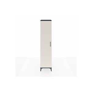 Hyperion Dolap 5 Raflı Tek Kapaklı 44x44x195 Antrasit-aytaşı