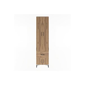 Arges Dolap 4 Raflı Tek Çekmeceli 4 Kapaklı 60x30x243 Aytaşı-çam