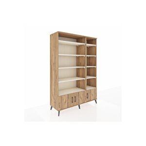 Hyperion Dolap 10 Raflı 3 Kapaklı 132x44x195 Çam-çam/aytaşı