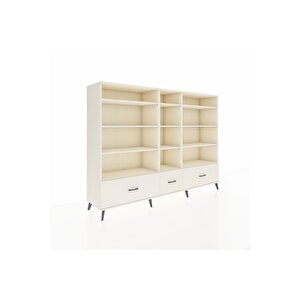 Hyperion Dolap 12 Raflı 3 Çekmeceli  220x44x163 Aytaşı-aytaşı