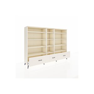 Hyperion Dolap 12 Raflı 3 Çekmeceli  220x44x163 Aytaşı-aytaşı