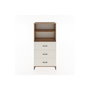 Hyperion Dolap 2 Raflı 3 Çekmeceli 88x44x182 Çam-aytaşı