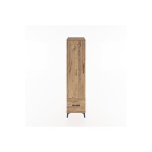 Hyperion Dolap 4 Raflı Tek Çekmeceli Tek Kapaklı 44x44x182 Çam-çam