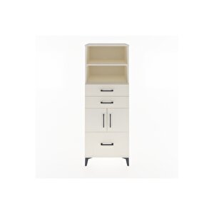 Hyperion Dolap 3 Raflı 3 Çekmeceli 2 Kapaklı 60x44x163 Aytaşı-aytaşı