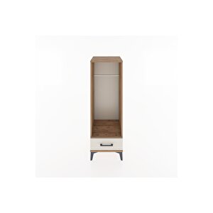Hyperion Dolap Tek Raflı Tek Çekmeceli Tek Askılı 44x44x134 Çam-aytaşı