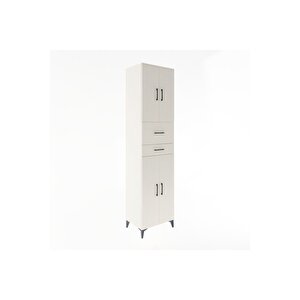 Hyperion Dolap 4 Raflı 2 Çekmeceli 4 Kapaklı 60x44x243 Aytaşı-aytaşı