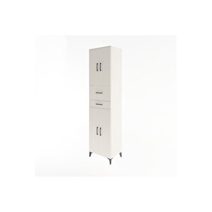 Hyperion Dolap 4 Raflı 2 Çekmeceli 4 Kapaklı 60x44x243 Aytaşı-aytaşı