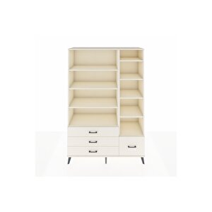 Hyperion Gardrop 9 Raflı 4 Çekmeceli  132x44x195 Aytaşı-aytaşı