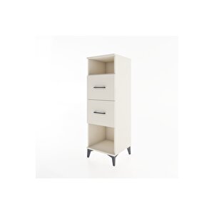 Hyperion Dolap Tek Raflı 2 Çekmeceli 44x44x134 Aytaşı-aytaşı