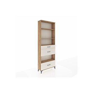 Arges Dolap 4 Raflı 3 Çekmeceli 88x30x243 Çam-aytaşı