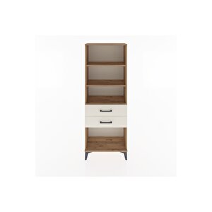 Arges Dolap 3 Raflı 2 Çekmeceli 60x30x163 Çam-aytaşı