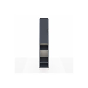 Hyperion Dolap 4 Raflı Tek Kapaklı Tek Askılı 44x44x243 Antrasit-antrasit