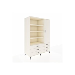 Kronos Dolap 8 Raflı 6 Çekmeceli Tek Kapaklı  132x59x195 Aytaşı-aytaşı/aytaşı