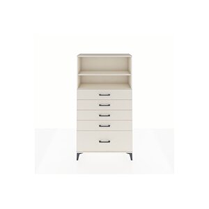 Arges Dolap 2 Raflı 5 Çekmeceli 88x30x163 Aytaşı-aytaşı